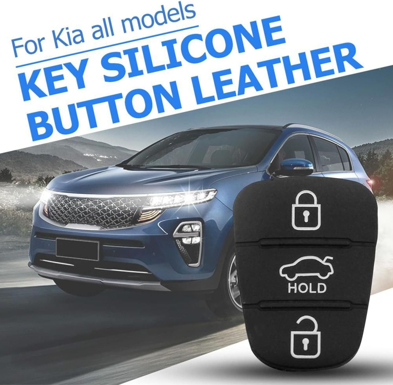 Membrana Cauciuc Cheie Auto cu 3 Butoane – Compatibila Hyundai i10, i20, i30, ix35, Kia Ceed, Rio, Sportage, Venga - 4 | YEO