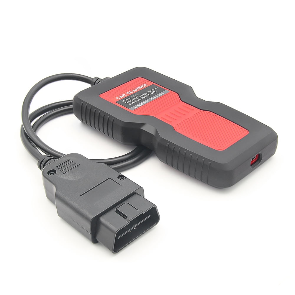 Tester Diagnoza Auto Techstar V519 OBD2, diagnoza motor, citire si stergere coduri eroare, tensiune baterie