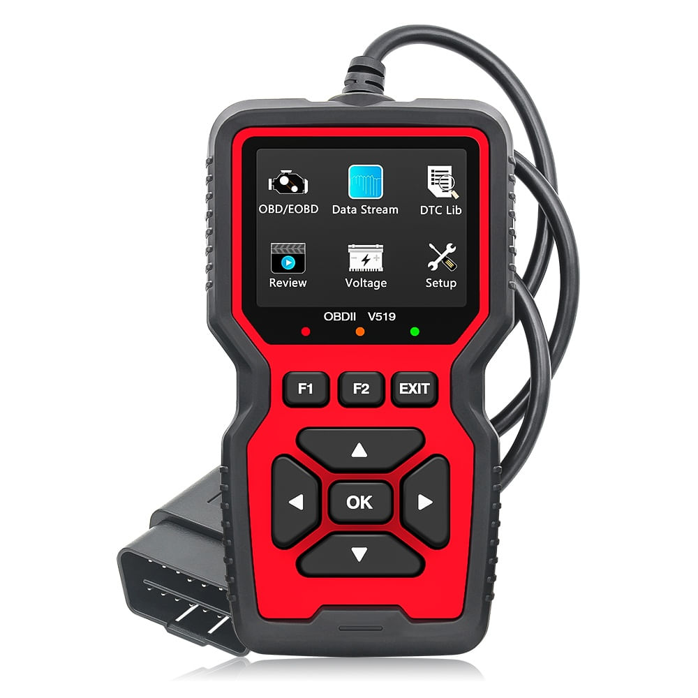 Tester Diagnoza Auto Techstar V519 OBD2, diagnoza motor, citire si stergere coduri eroare, tensiune baterie - imagine 6