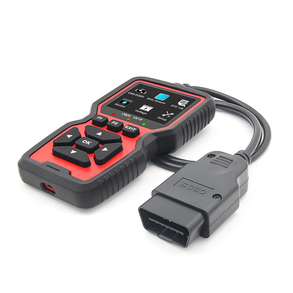Tester Diagnoza Auto Techstar V519 OBD2, diagnoza motor, citire si stergere coduri eroare, tensiune baterie - imagine 11