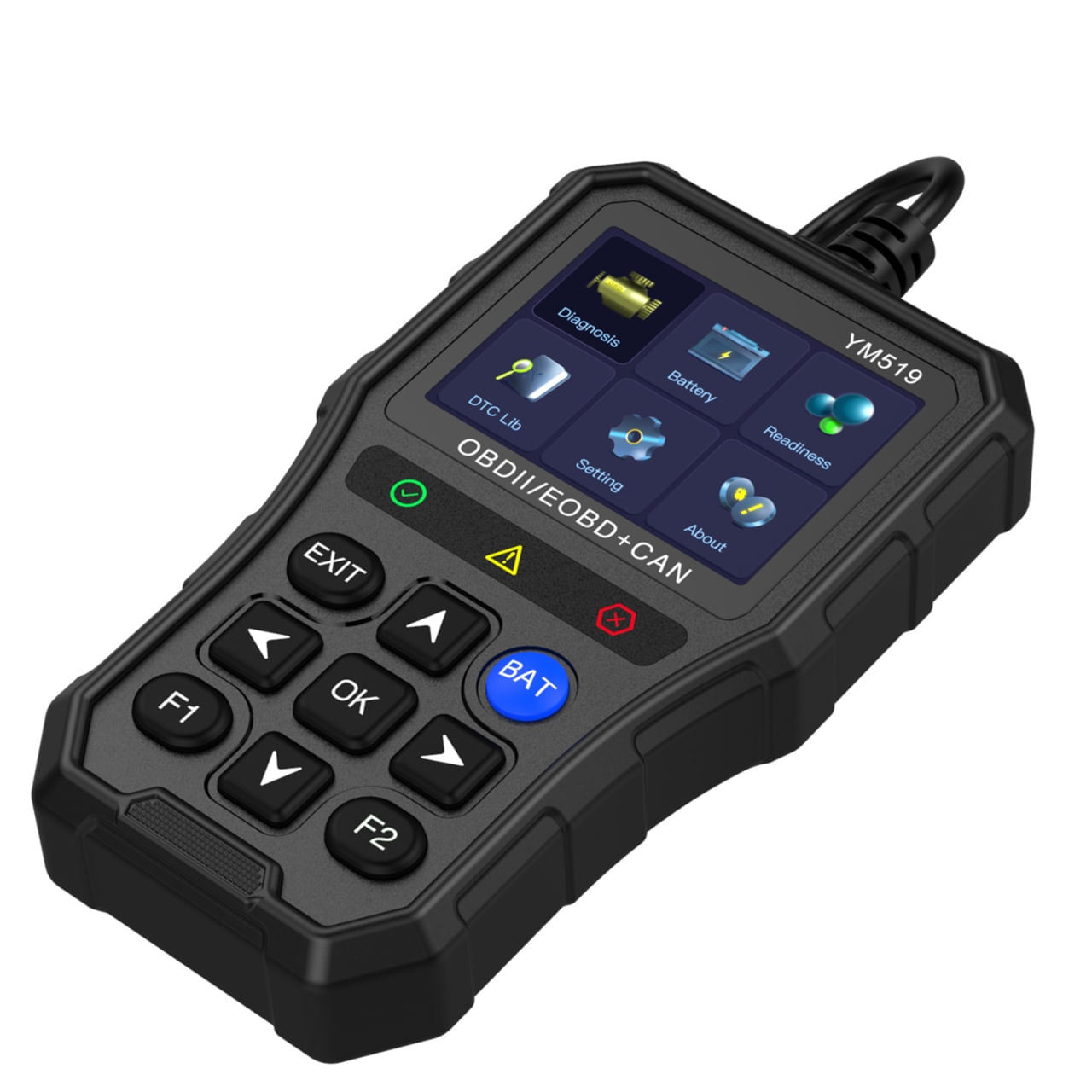 Tester auto de diagnoza OBD2 Techstar YM519, Resetare erori, Test baterie, Scanare coduri eroare motor, Citire parametri - 3 | YEO