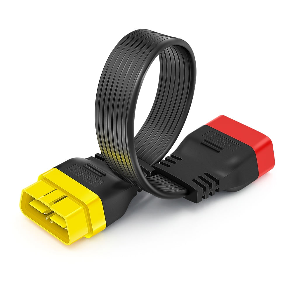 Cablu extensie OBDII JFIND JF36, 16 pini, 36cm, transmisie rapida, compatibil 12V/24V, impermeabil, rezistent temp - 2 | YEO