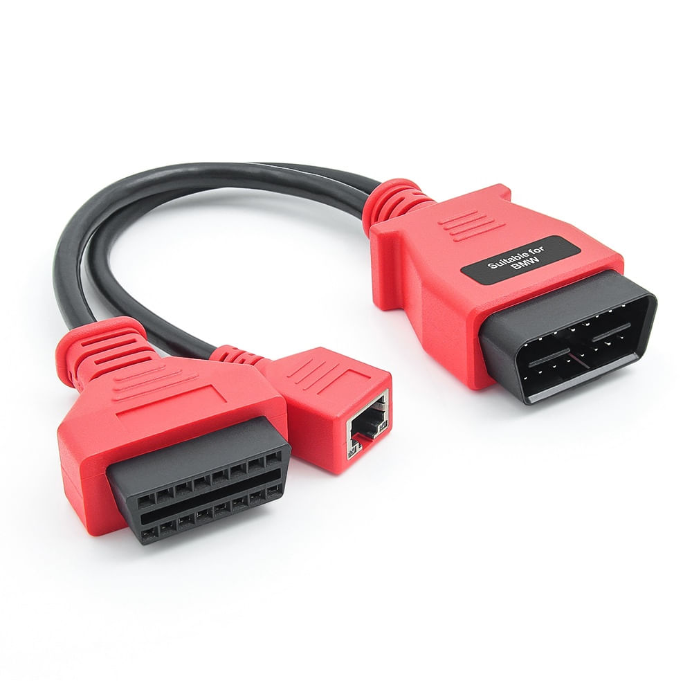 Cablu adaptor OBD Ethernet BMW Seria F F10 F20 F30, compatibil MS908S PRO IM608 Autel MaxiSys Elite - 1 | YEO