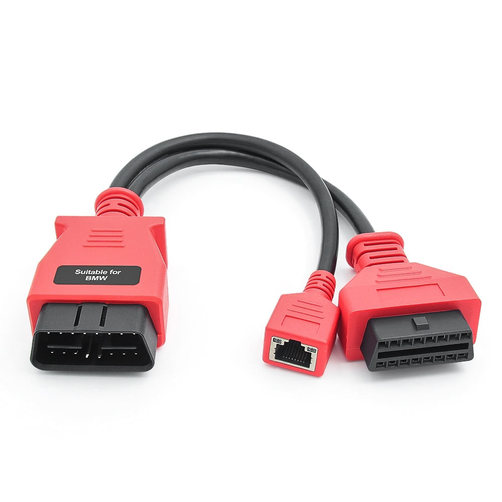 Cablu adaptor OBD Ethernet BMW Seria F F10 F20 F30, compatibil MS908S PRO IM608 Autel MaxiSys Elite - 3 | YEO