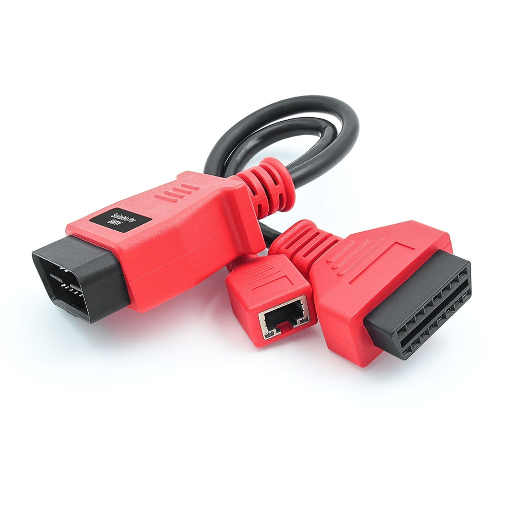 Cablu adaptor OBD Ethernet BMW Seria F F10 F20 F30, compatibil MS908S PRO IM608 Autel MaxiSys Elite - imagine 6