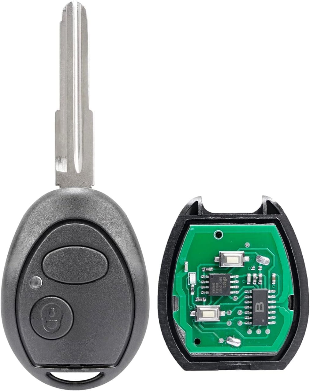 Cheie Auto Programabila Completa Techstar, 433MHz cu 2 butoane, compatibila Land Rover Discovery 2 TD4 TD5 1998–2004