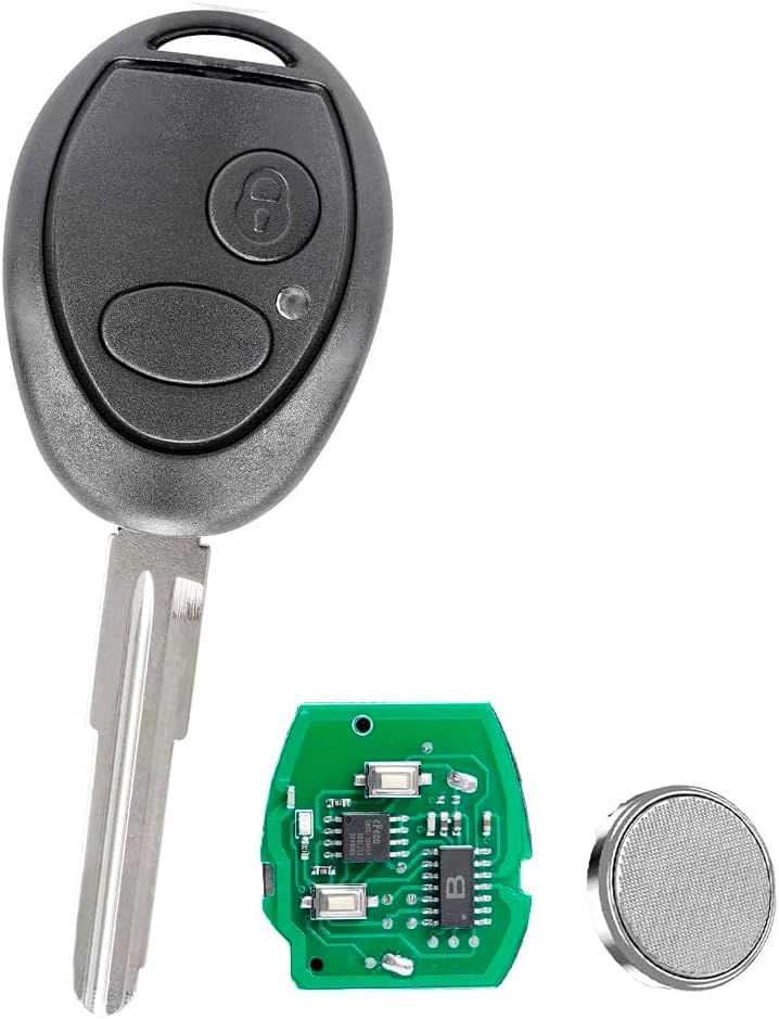 Cheie Auto Programabila Completa Techstar, 433MHz cu 2 butoane, compatibila Land Rover Discovery 2 TD4 TD5 1998–2004 - 1 | YEO