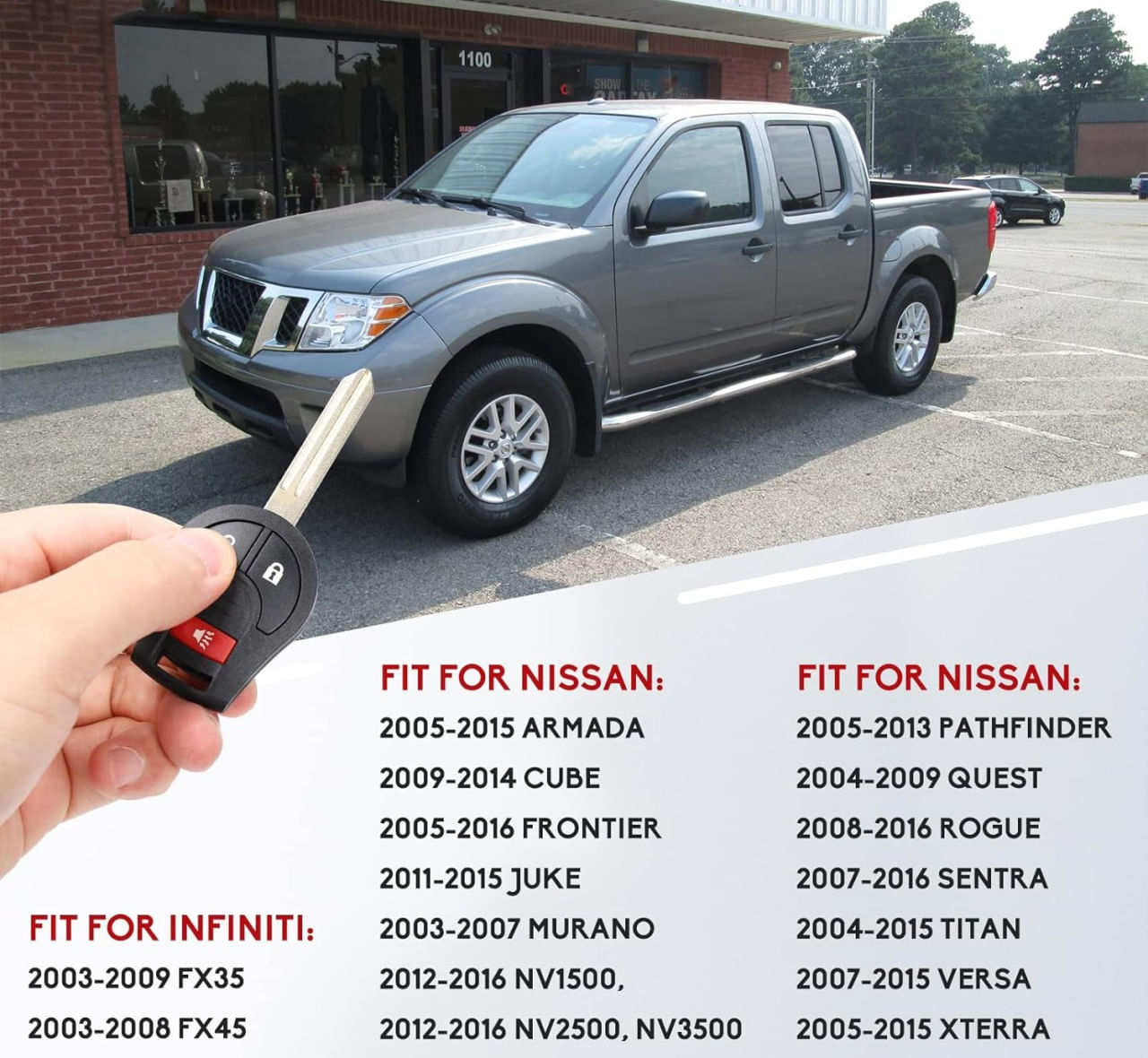 Carcasa Cheie Auto Completa Programabila, Compatibila Nissan Qashqai, X-Trail, Navara, Pathfinder, Murano, Infiniti FX