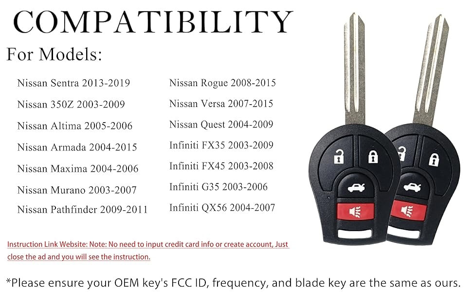 Cheie Auto Programabila Completa 3+1 butoane, Compatibila Nissan X-Trail, Senta, Versa, Altima, Infiniti FX35, 45 - 1 | YEO