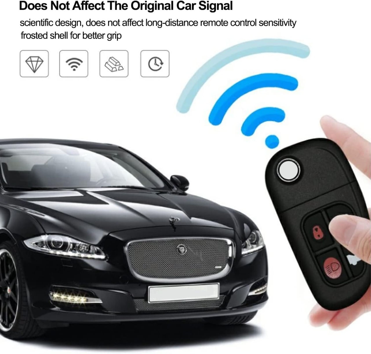 Cheie Auto Completa Programabila 433MHz, cu 4 butoane, cip 4D60, compatibila Jaguar X-Type, S-Type, XJ, XJR, XK, XF - 3 | YEO