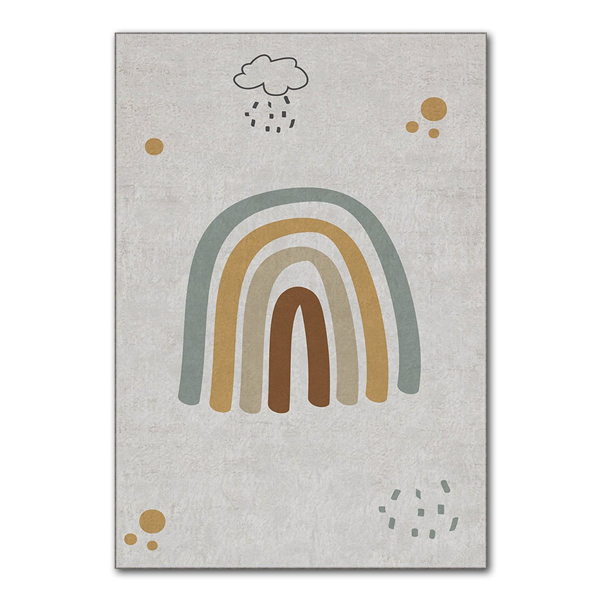 Covor copii, Conceptum Hypnose, multicolor, 180x280 cm, 100% poliester, antiderapant, 504NGR1830