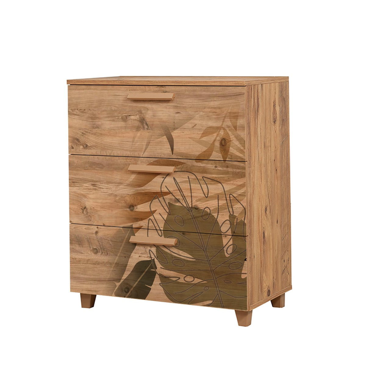 Comoda, Hanah Home, pal melaminat, pin atlantic, 80x43x95 cm, 869VEL3479 — imaginea 4