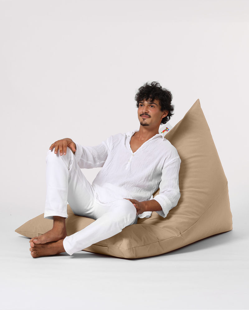 Puf de gradina, Atelier Del Sofa, poliester, mink, 145x90x35 cm - 1 | YEO