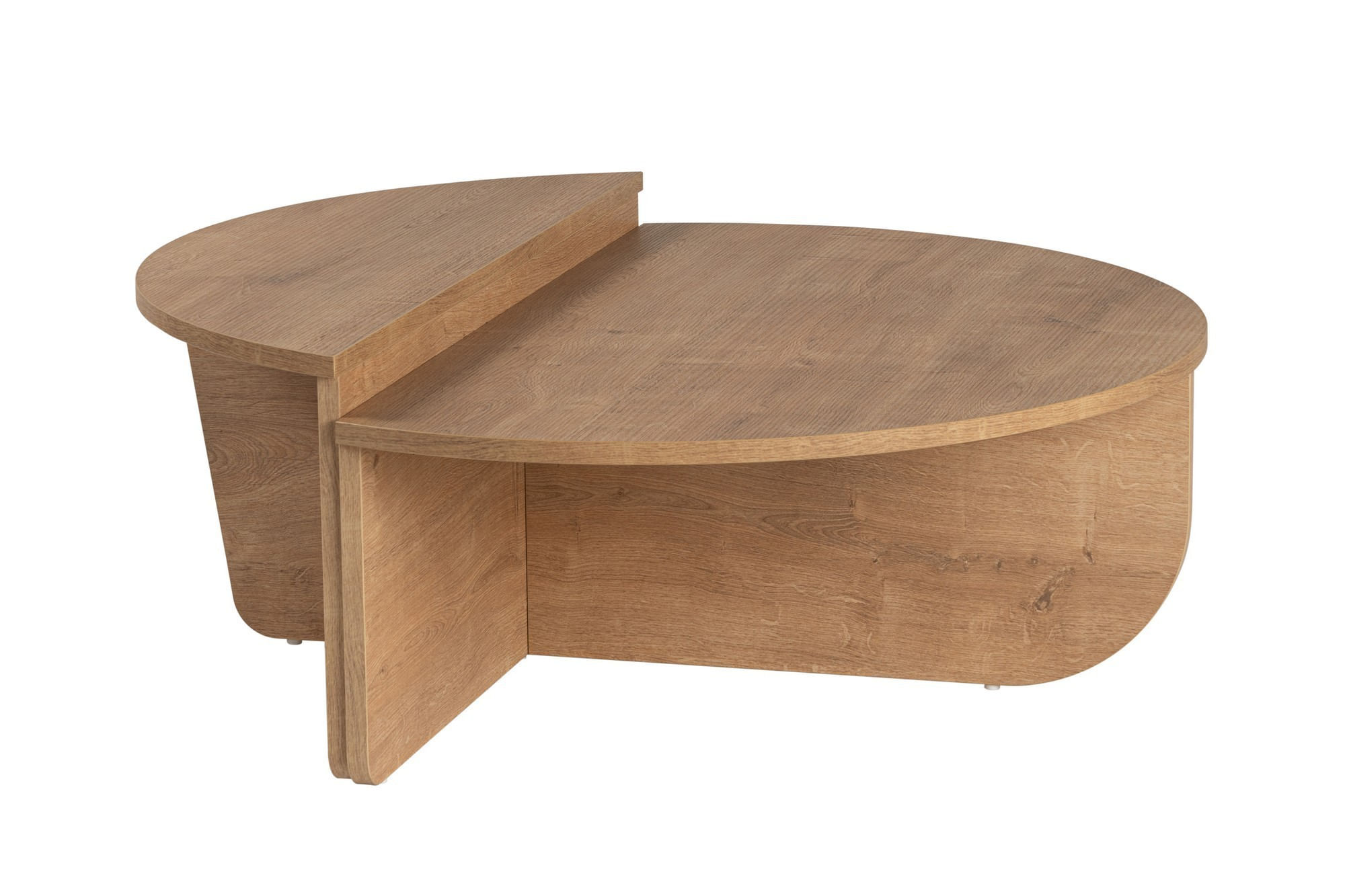 Masuta de cafea, Hanah Home, pal melaminat, stejar miere, 90x30x60 cm — imaginea 4