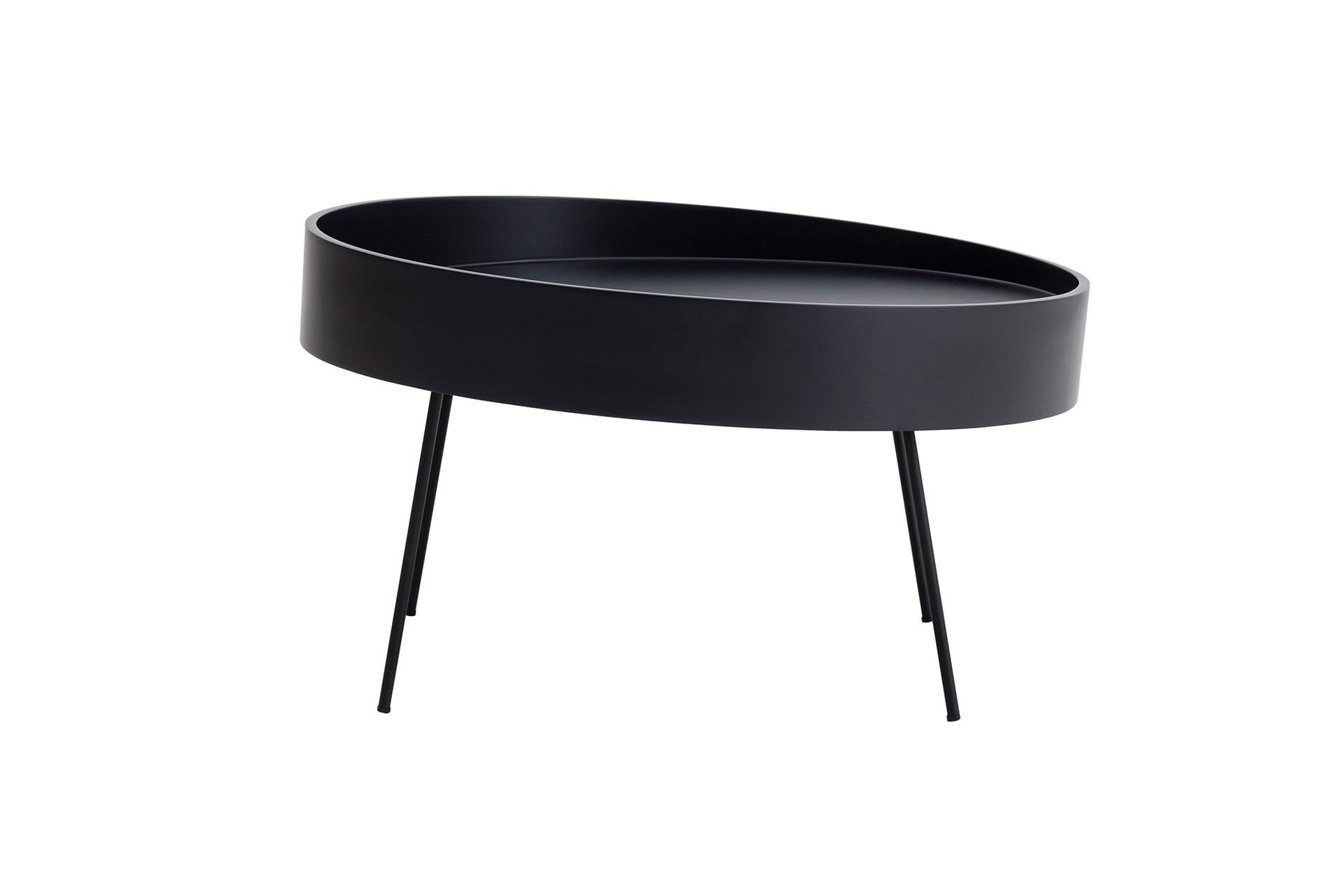 Masuta de cafea, Hanah Home, mdf, antracit, 80x80x47 cm — imaginea 2