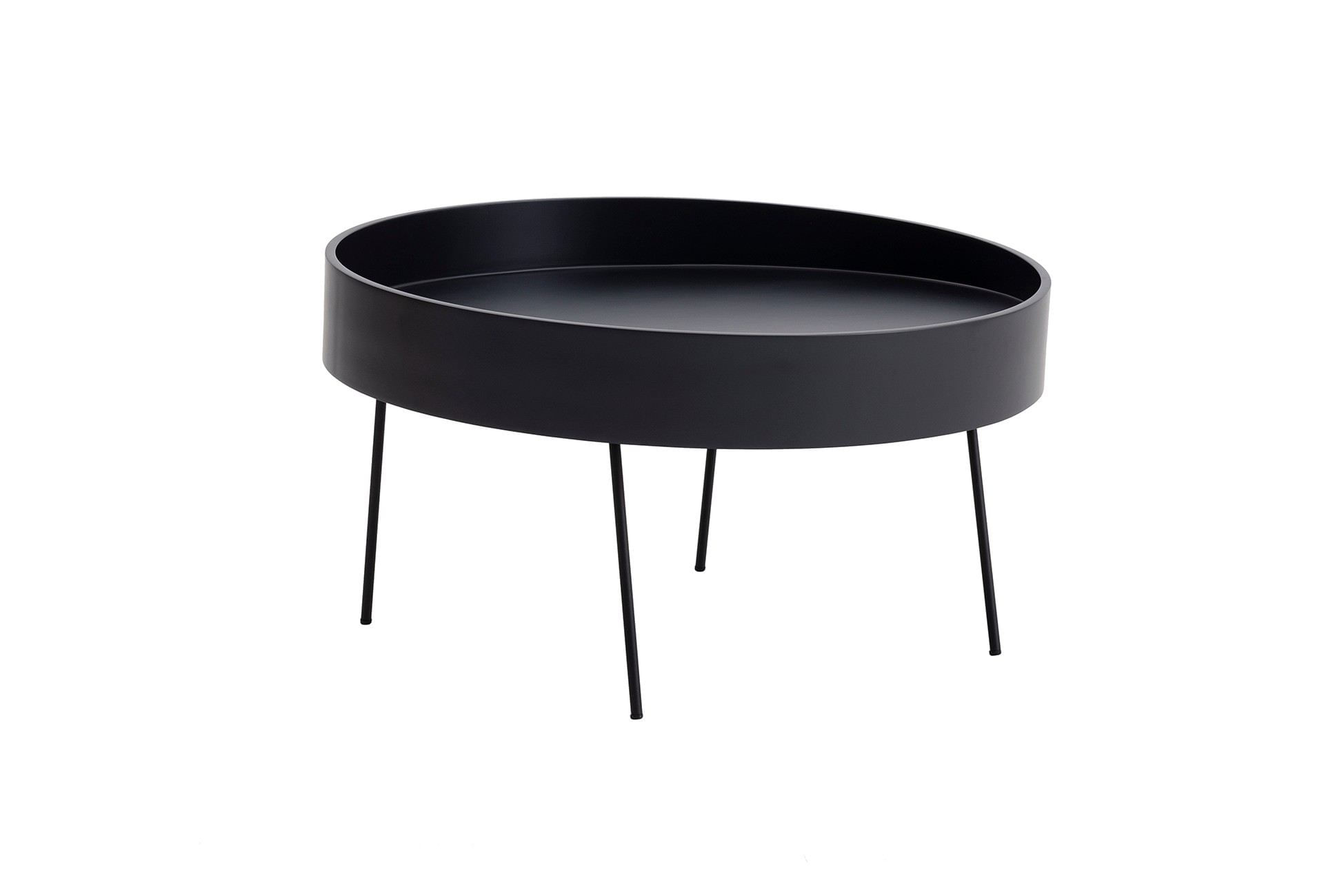 Masuta de cafea, Hanah Home, mdf, antracit, 80x80x47 cm — imaginea 3