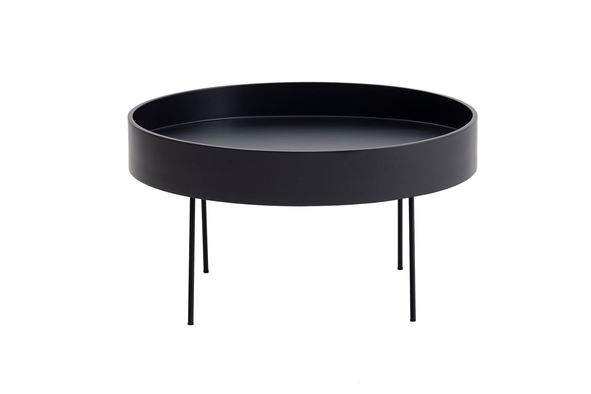 Masuta de cafea, Hanah Home, mdf, antracit, 80x80x47 cm — imaginea 4