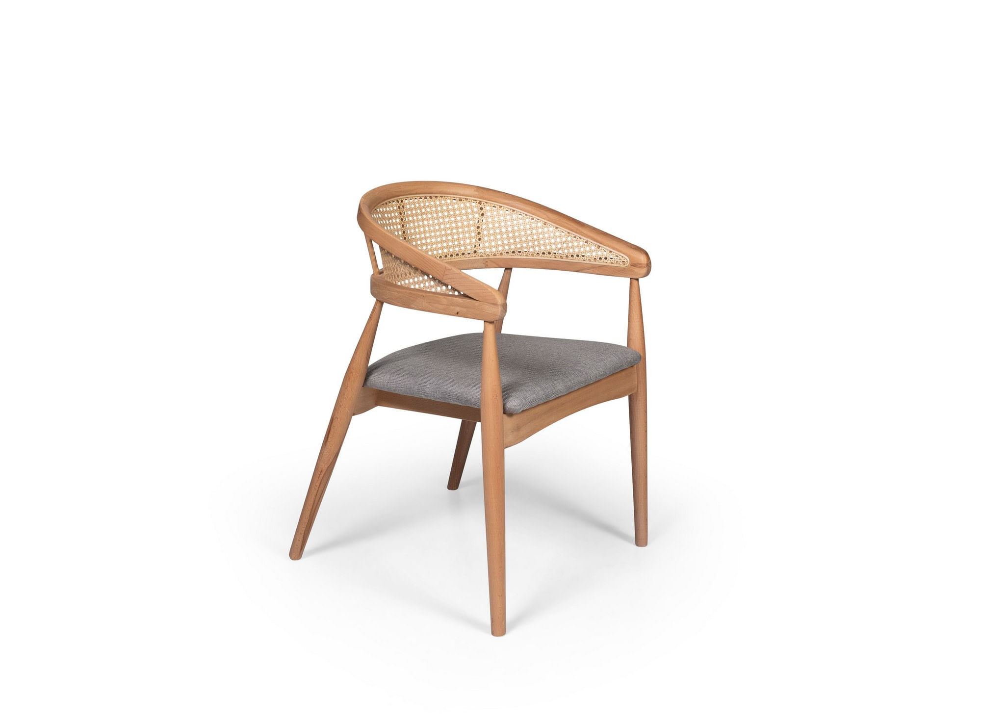 Fotoliu, Hanah Home, lemn de fag, in, natural, 54x49x78 cm — imaginea 2