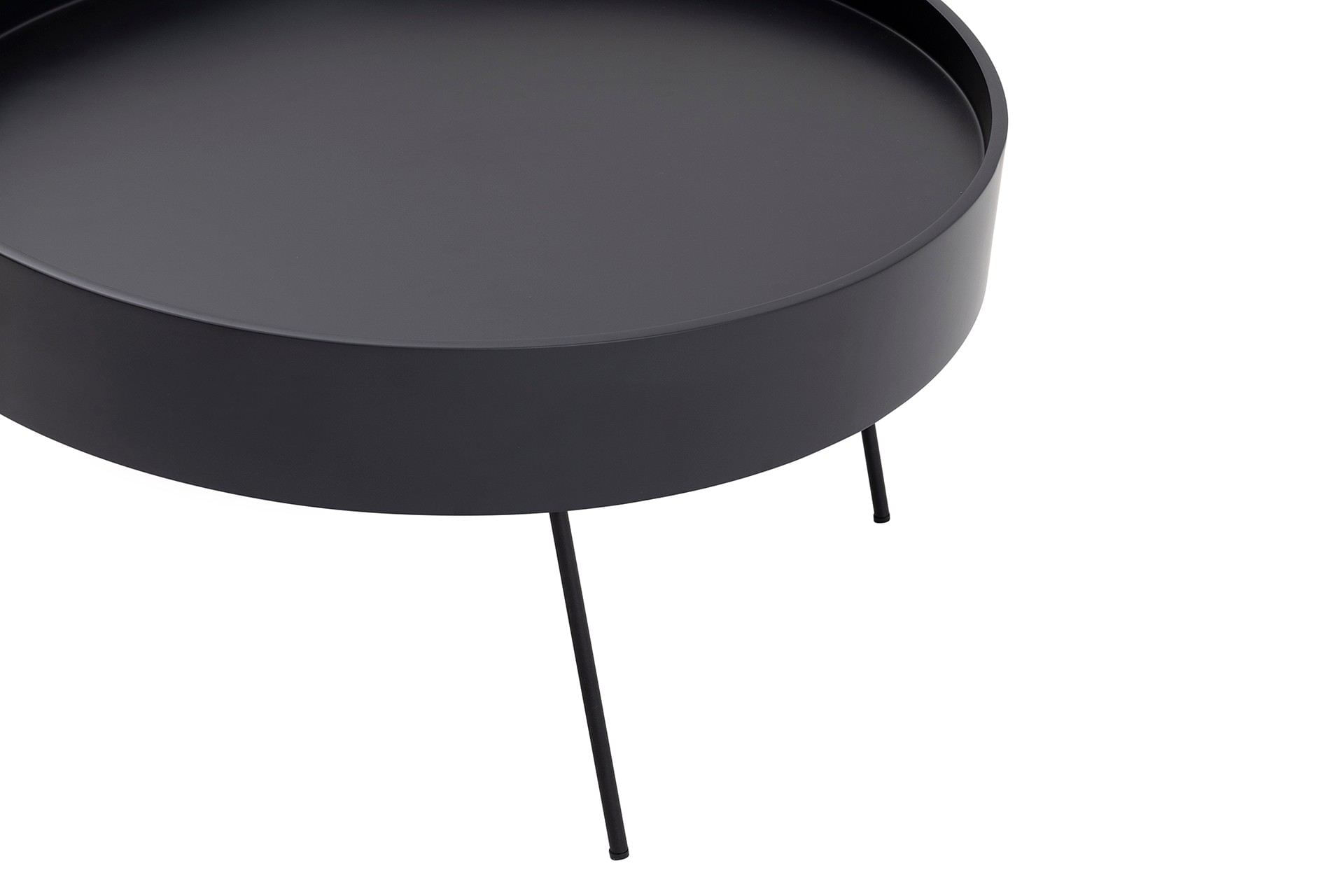 Masuta de cafea, Hanah Home, mdf, antracit, 80x80x47 cm — imaginea 8