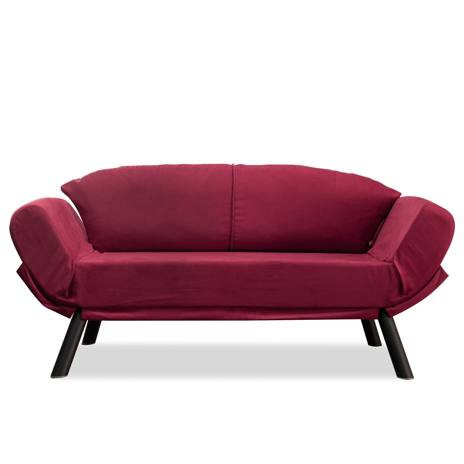 Canapea extensibila, Hanah Home, metal, maro, 177x87x75 cm — imaginea 5