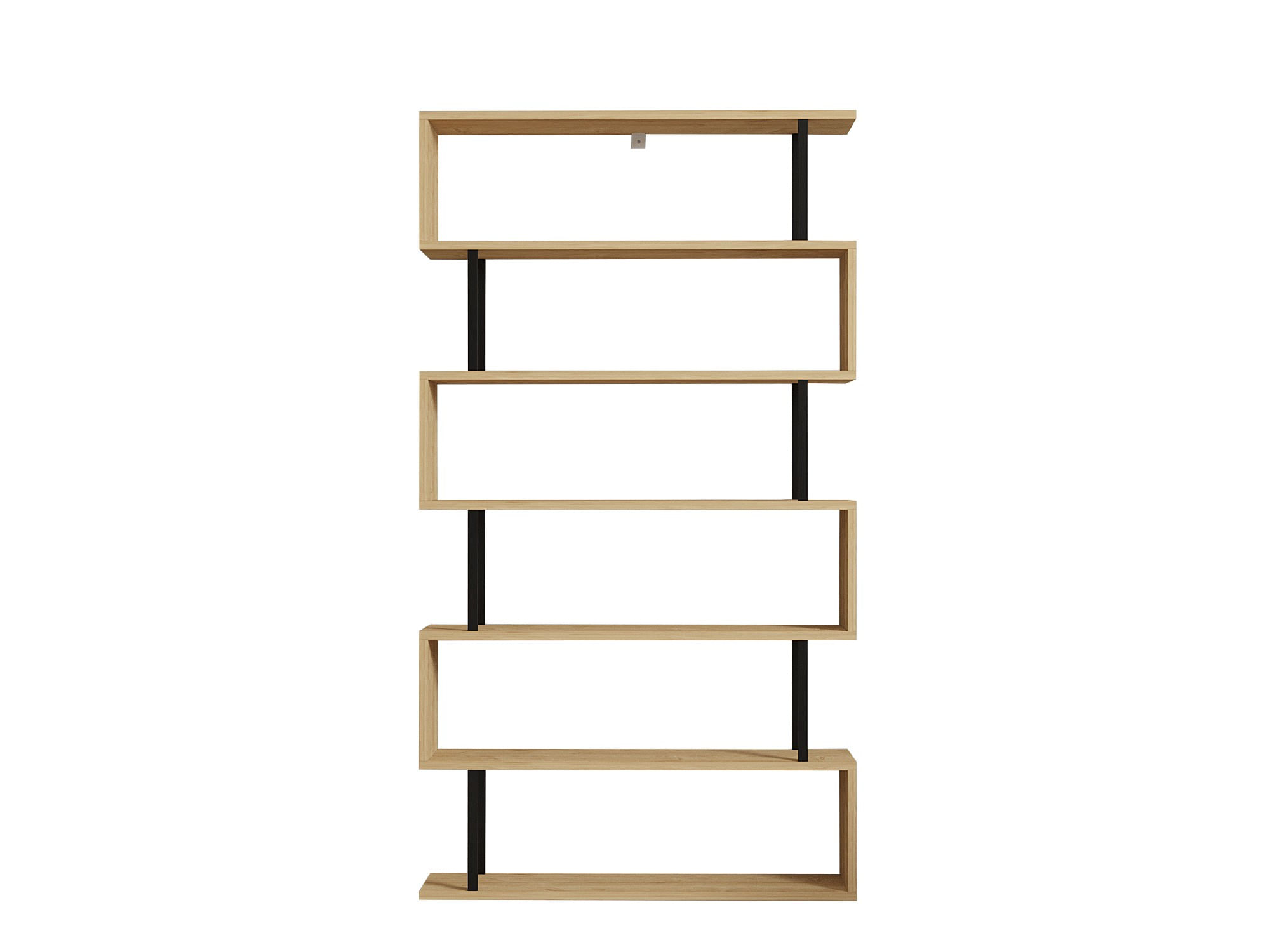 Biblioteca, Hanah Home, pal melaminat, safir, 90x22x162.6 cm