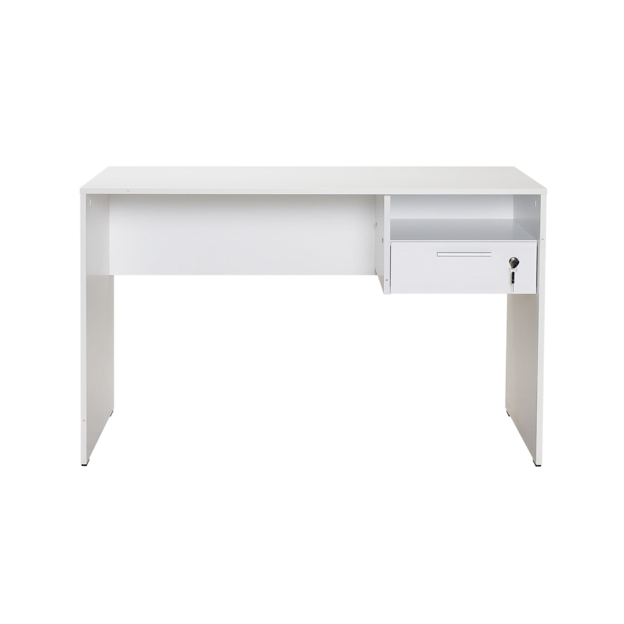 Birou, Hanah Home, pal melaminat, alb, 120x60x75 cm — imaginea 2