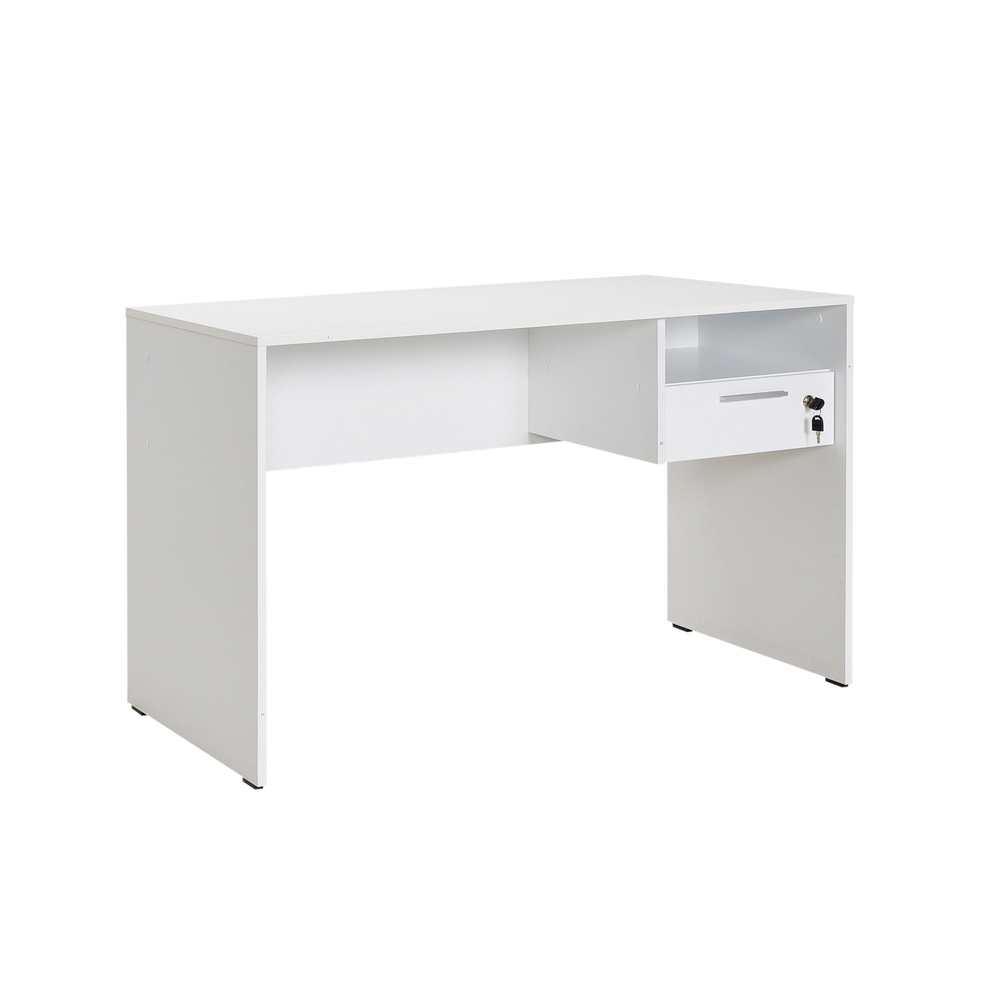 Birou, Hanah Home, pal melaminat, alb, 120x60x75 cm — imaginea 4