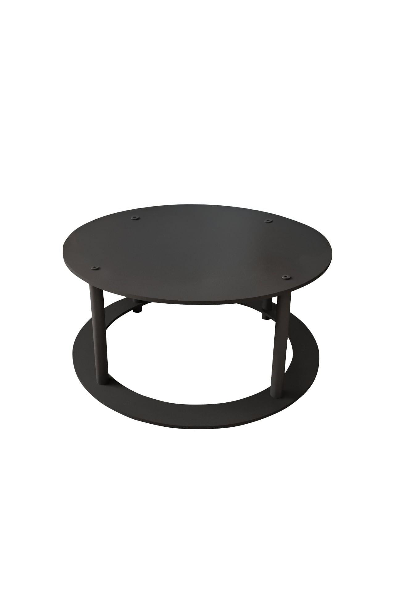 Masuta de cafea, Hanah Home, mdf, negru, 70x38 cm
