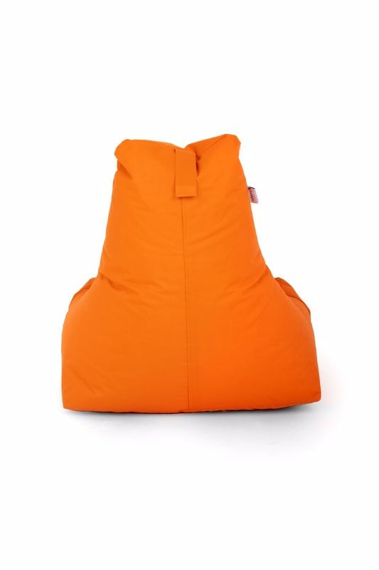 Scaun tip bean bag, Atelier Del Sofa, poliester impermeabil, portocaliu, 75x55x80 cm — imaginea 3
