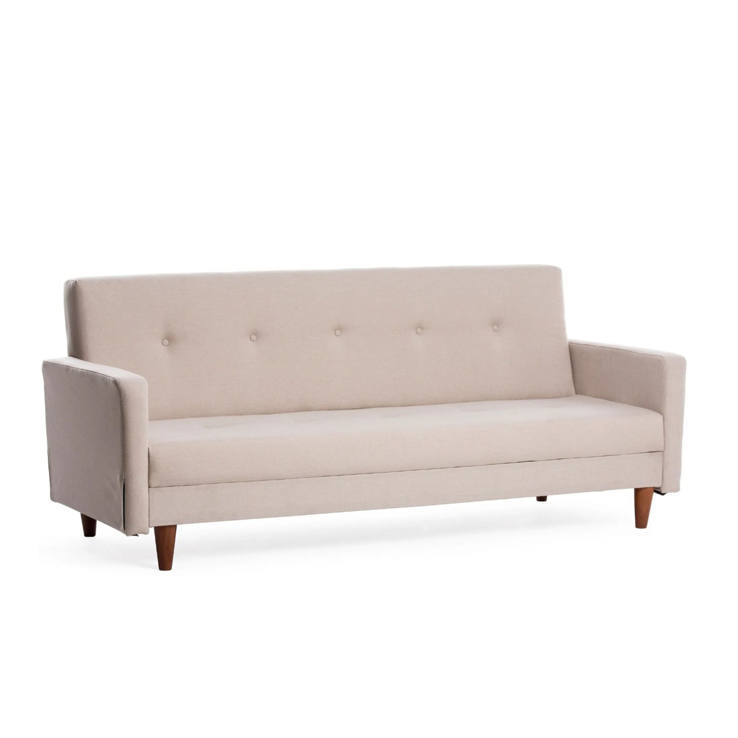 Canapea extensibila 3 locuri, Atelier Del Sofa, poliester, crem, 200x83x75 cm — imaginea 7