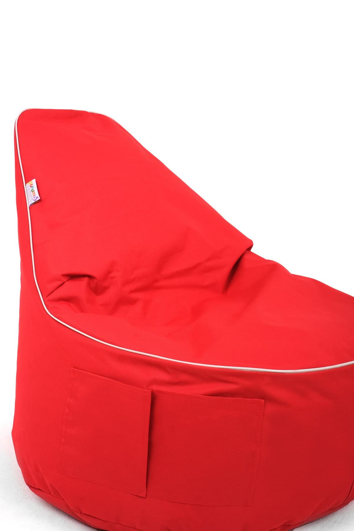 Fotoliu tip bean bag, Atelier Del Sofa, 100% impertex, rosu, 80x75x30 cm, 535PFT1189 — imaginea 4