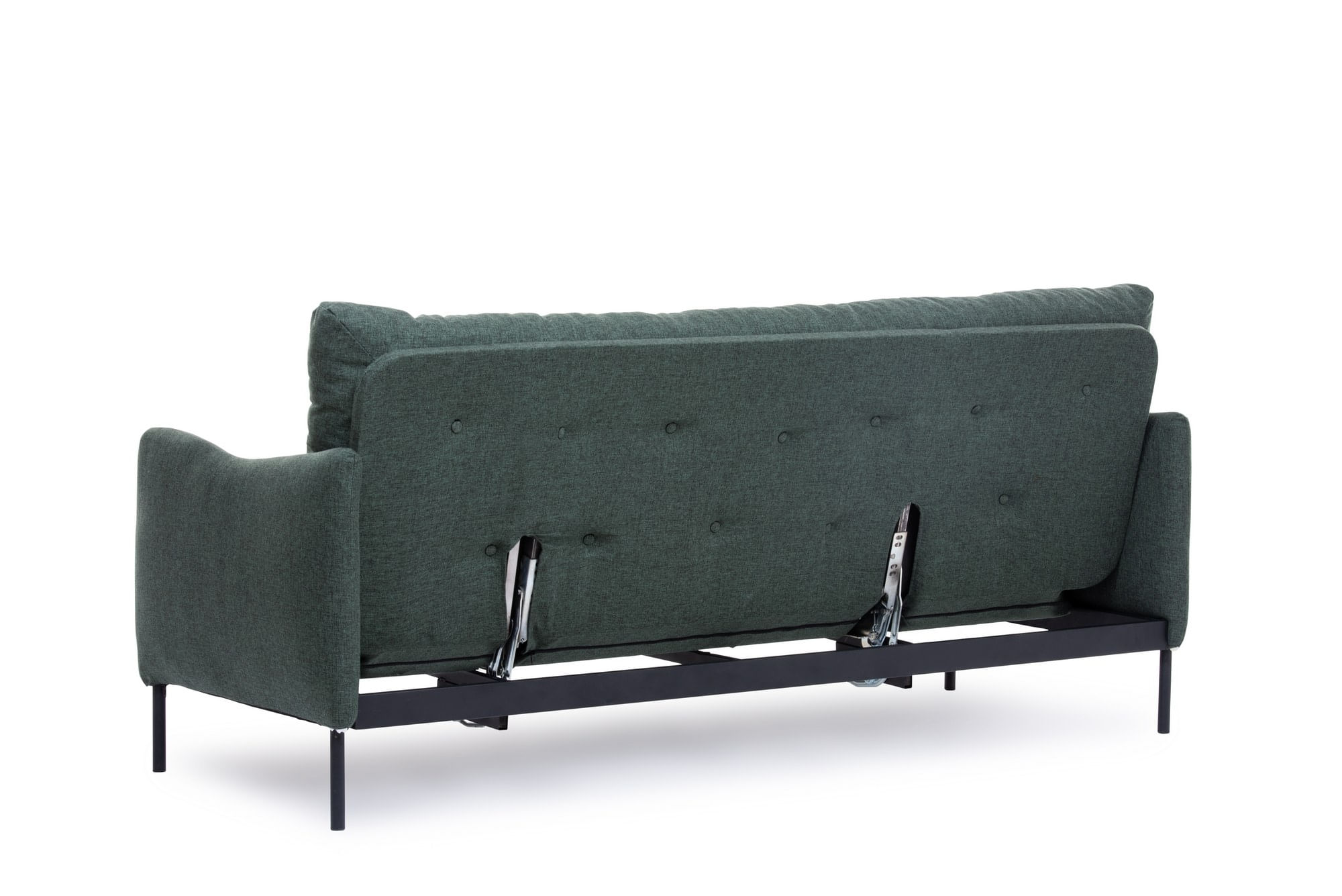 Canapea extensibila, Atelier Del Sofa, metal si in, verde, 200x82x92 cm — imaginea 4