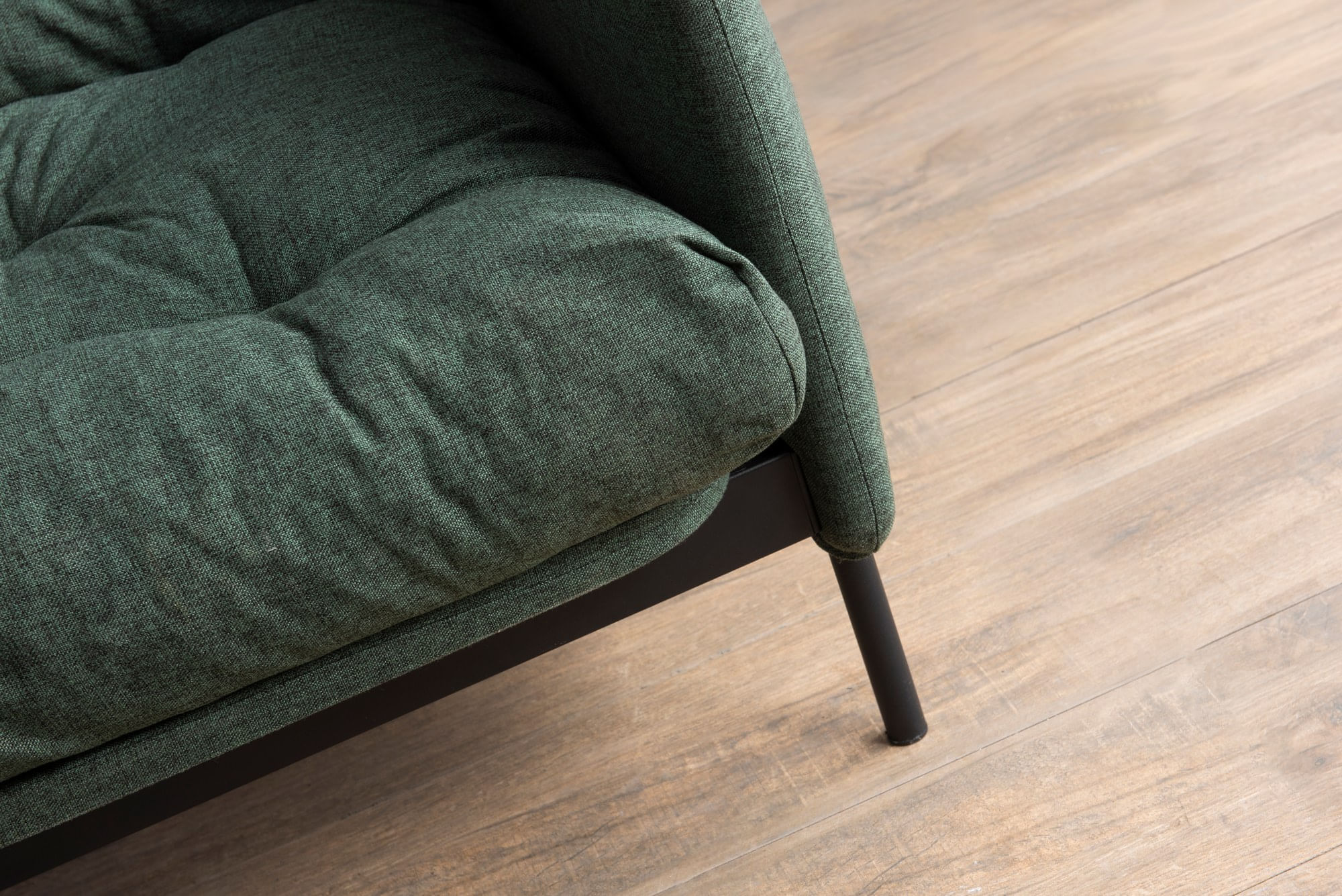 Canapea extensibila, Atelier Del Sofa, metal si in, verde, 200x82x92 cm — imaginea 12