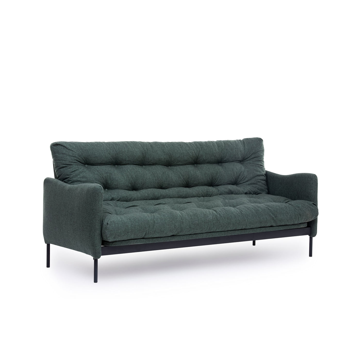 Canapea extensibila, Atelier Del Sofa, metal si in, verde, 200x82x92 cm — imaginea 14