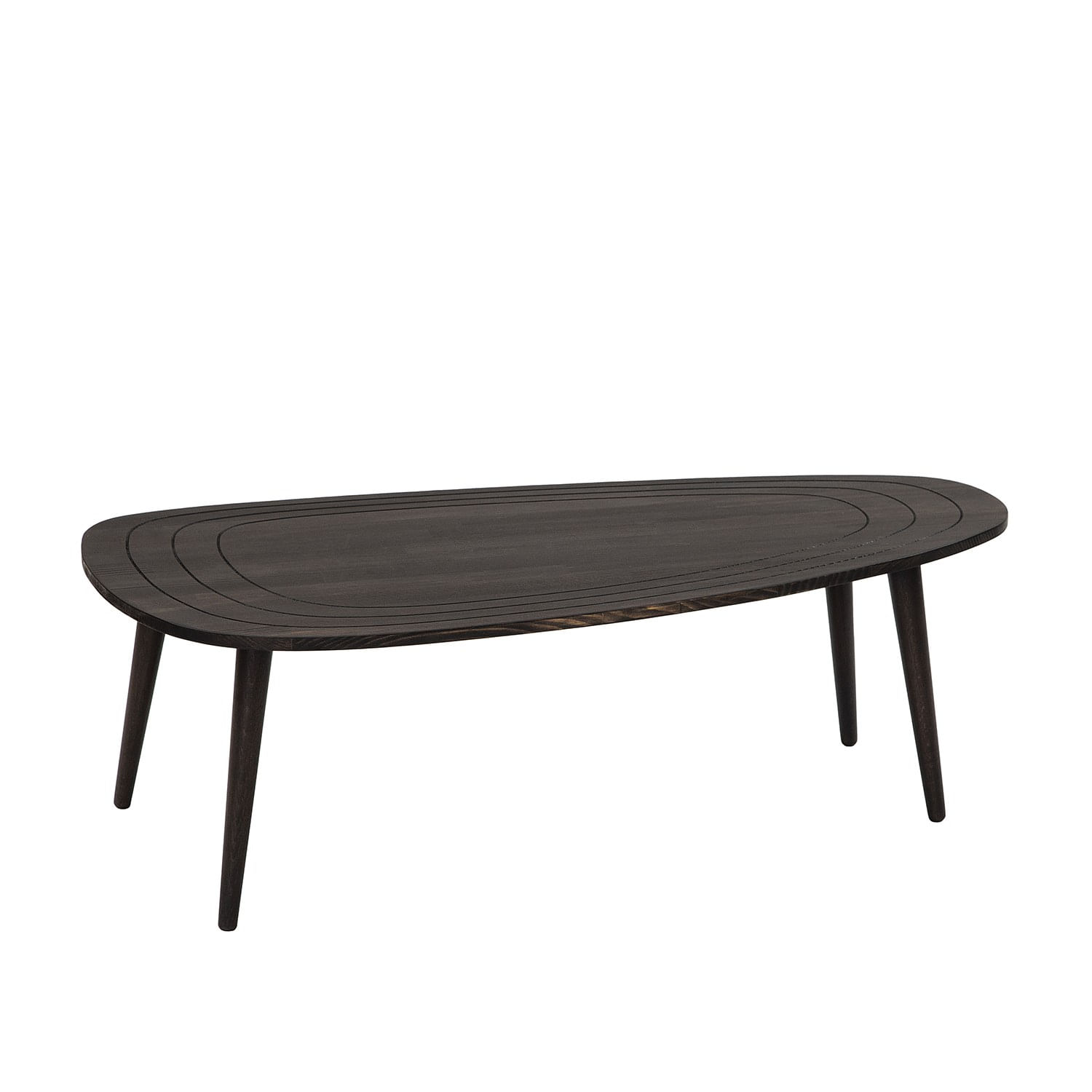 Masuta de cafea, Hanah Home, lemn de pin si fag, antracit, 115x50x38 cm