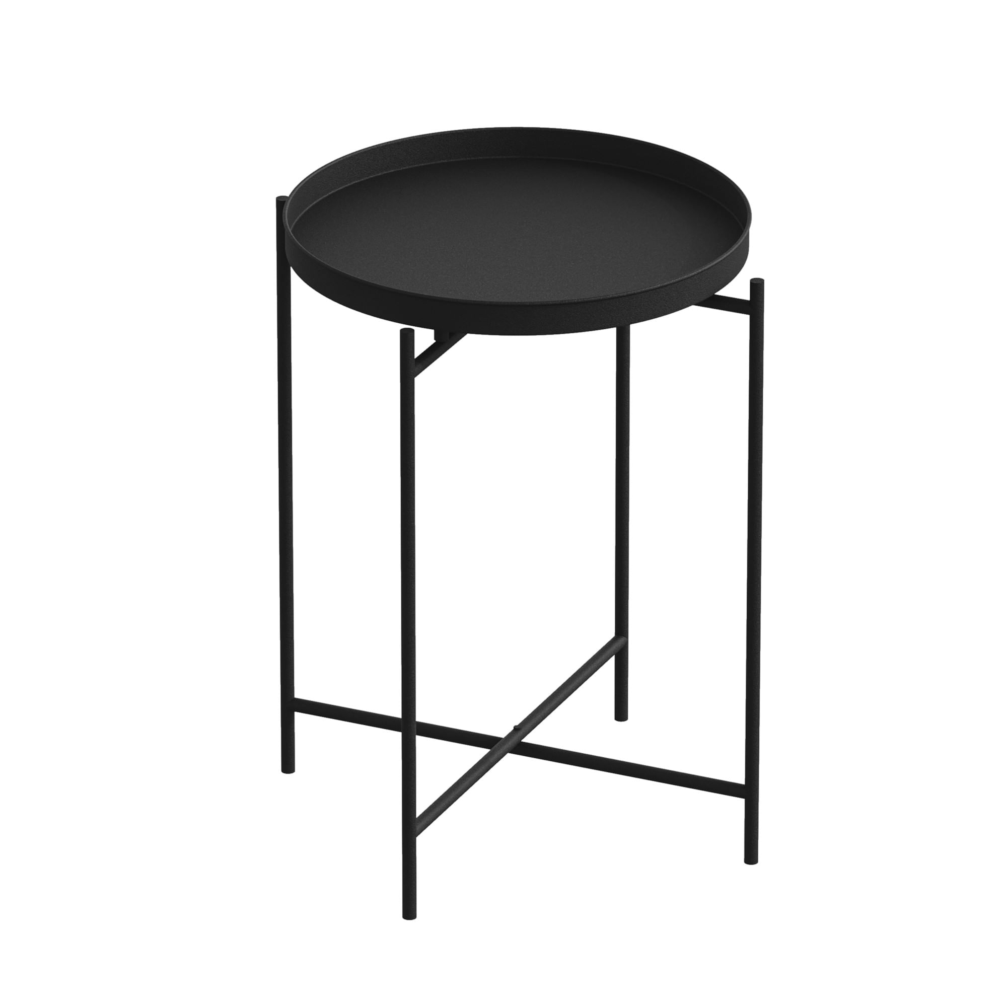 Masuta de cafea, Hanah Home, metal, negru, 46x46x56 cm, 491CRT1140 — imaginea 5