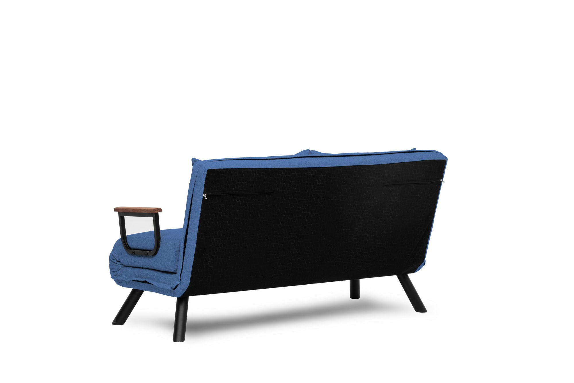 Canapea extensibila, Hanah Home, metal, albastru, 175x133 cm — imaginea 2