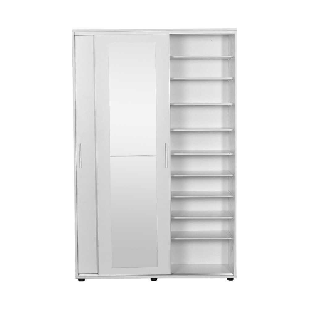 Dulap hol, Hanah Home, pal melaminat, alb, 120x38x187 cm — imaginea 7