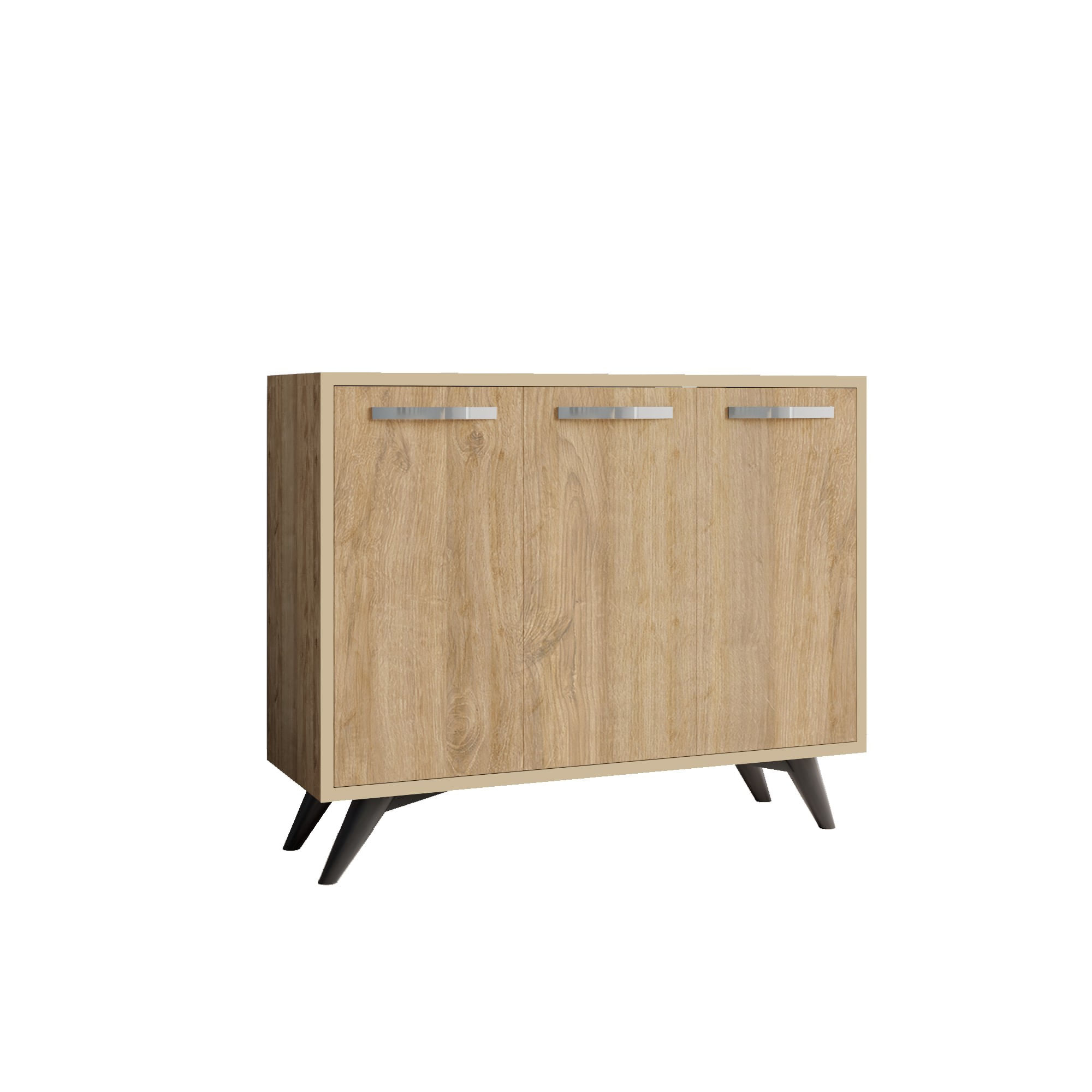 Consola, Hanah Home, pal melaminat, stejar, 100x35x82 cm — imaginea 3