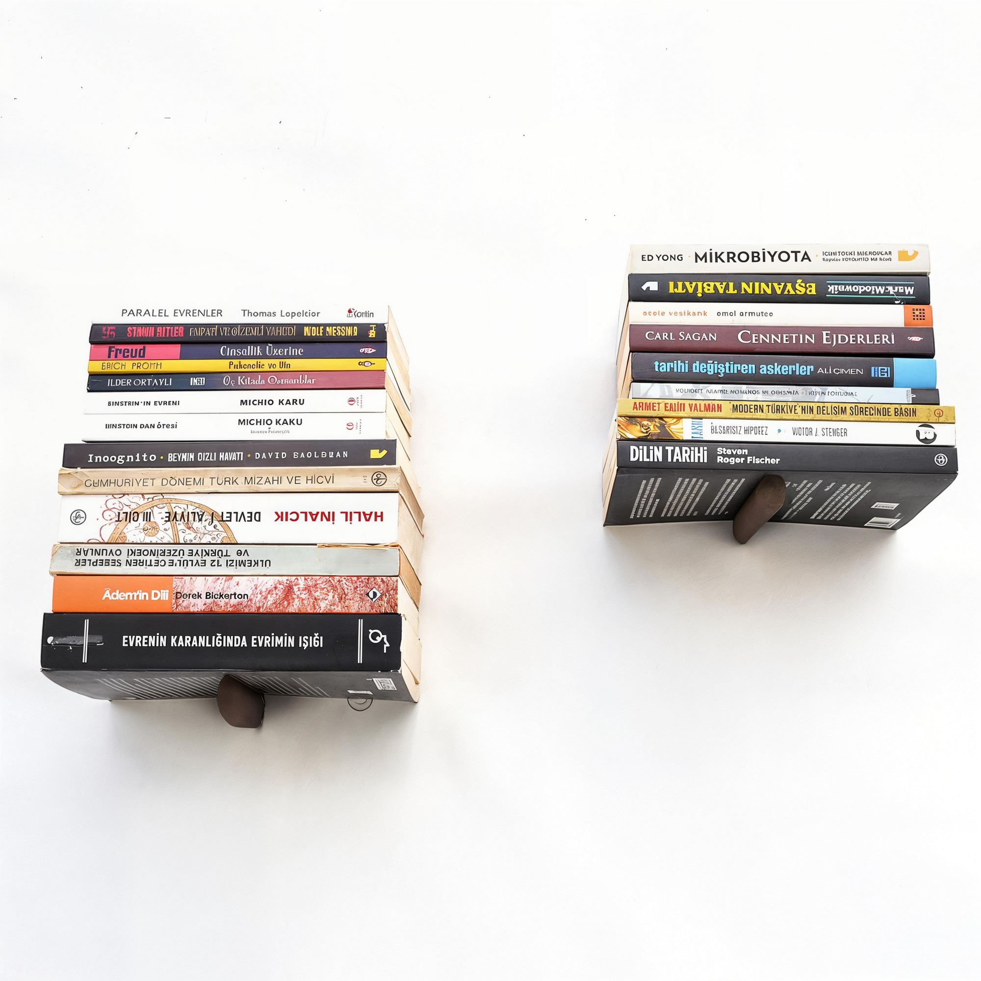 Raft de perete decorativ, Hanah Home, metal, maro negru, 21x15x6 cm — imaginea 7