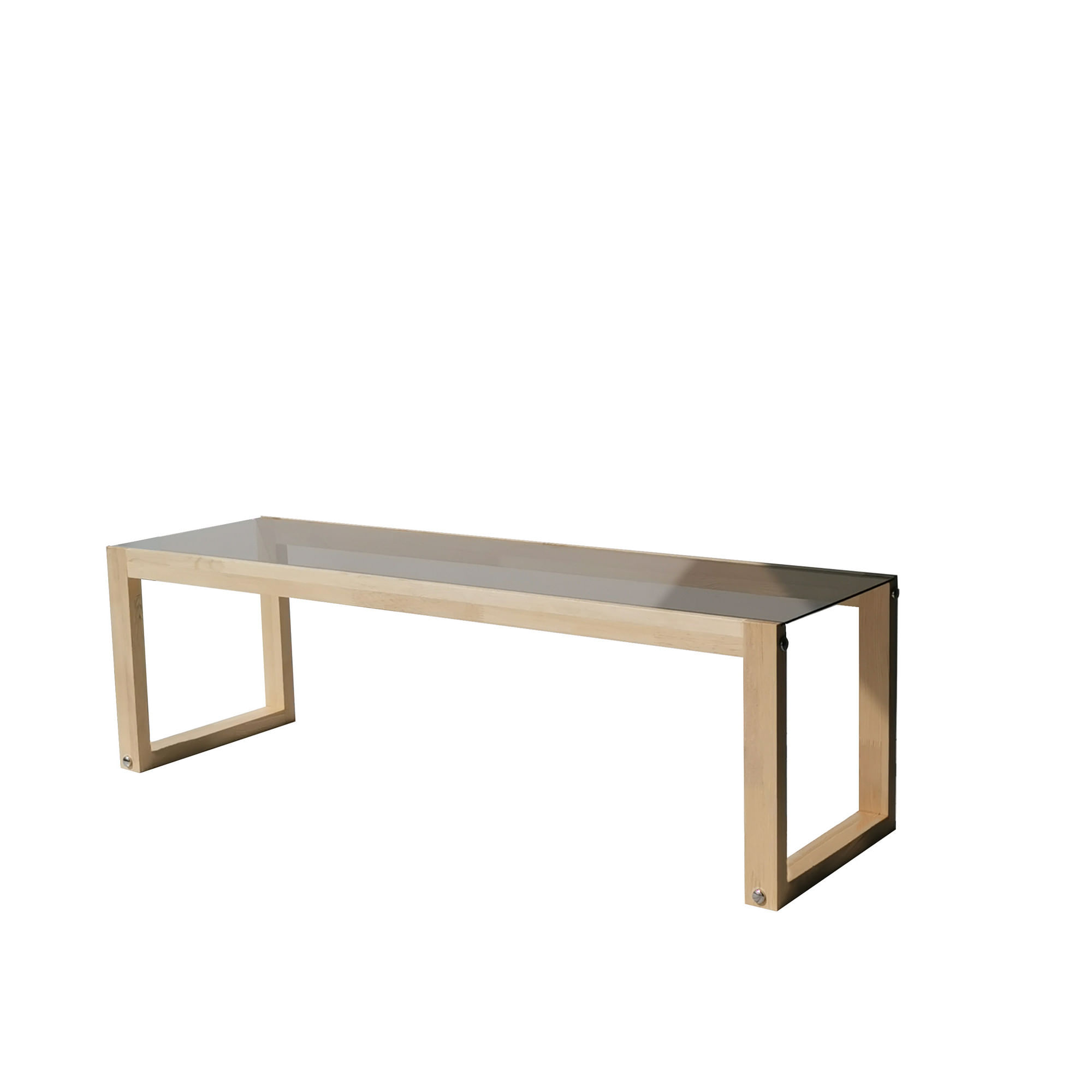Comoda tv, Hanah Home, lemn masiv de pin, natural, 130x40x40 cm — imaginea 4