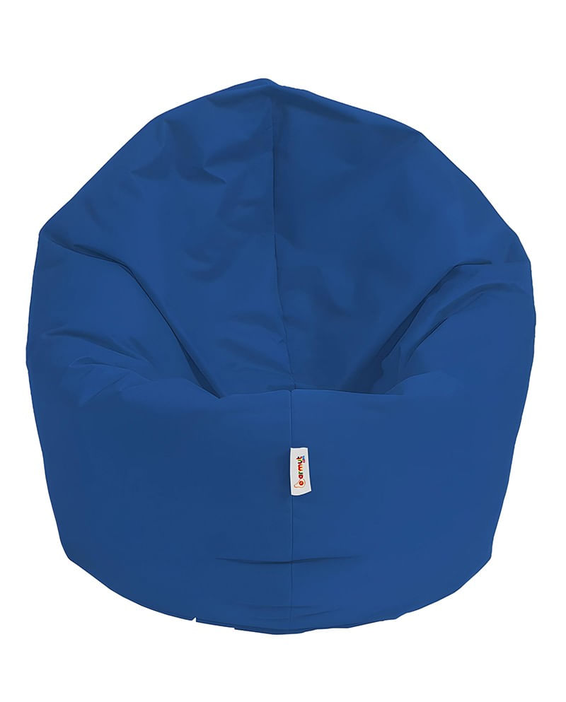 Puf de gradina, Hanah Home, poliester, albastru, diametru 100 cm, impermeabil - 1 | YEO