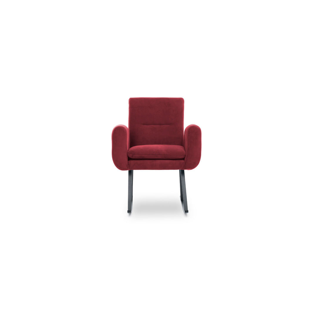 Fotoliu balansoar, Atelier Del Sofa, metal, maro, 50x50x99 cm — imaginea 2