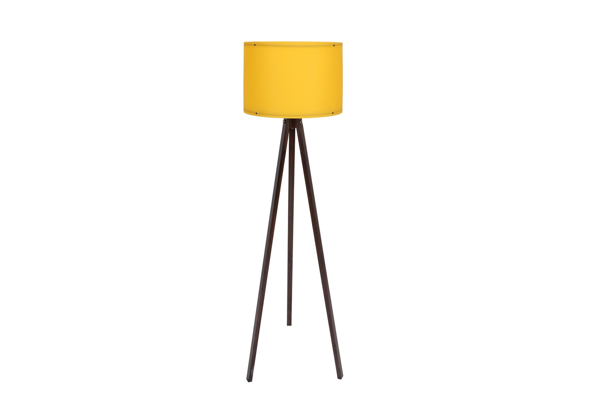 Lampadar, Opviq, mdf, galben si nuc, 145 cm