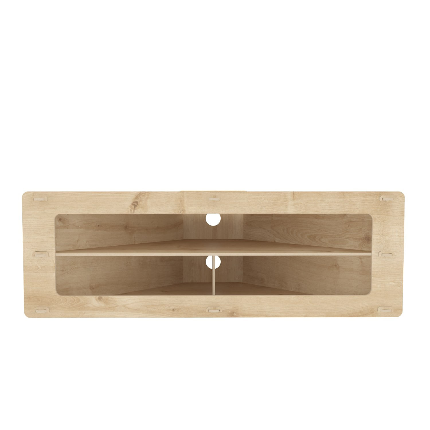 Comoda tv, Hanah Home, pal melaminat, stejar, 120x45x40 cm