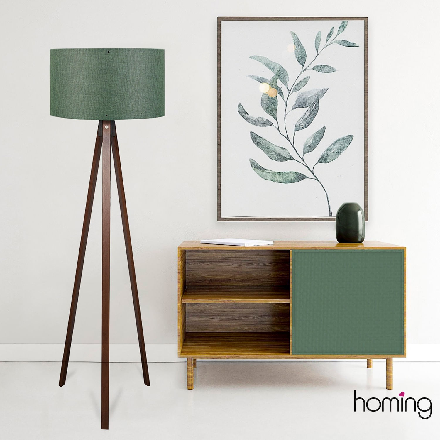 Lampadar, Opviq, mdf, verde, 140 cm, 780SGN3476