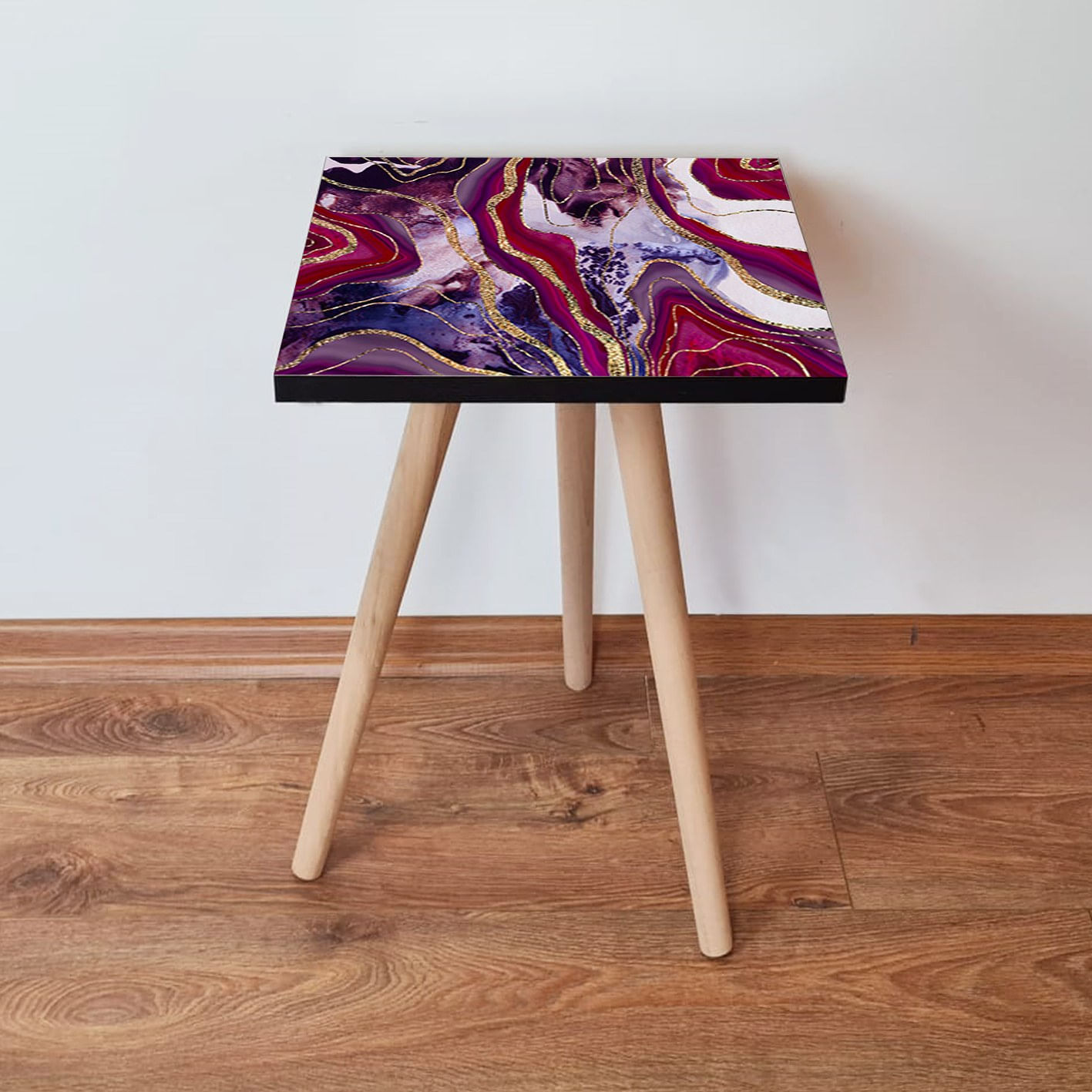 Masuta laterala, Hanah Home, mdf, multicolor, 35x35x42 cm, 481LNA1850