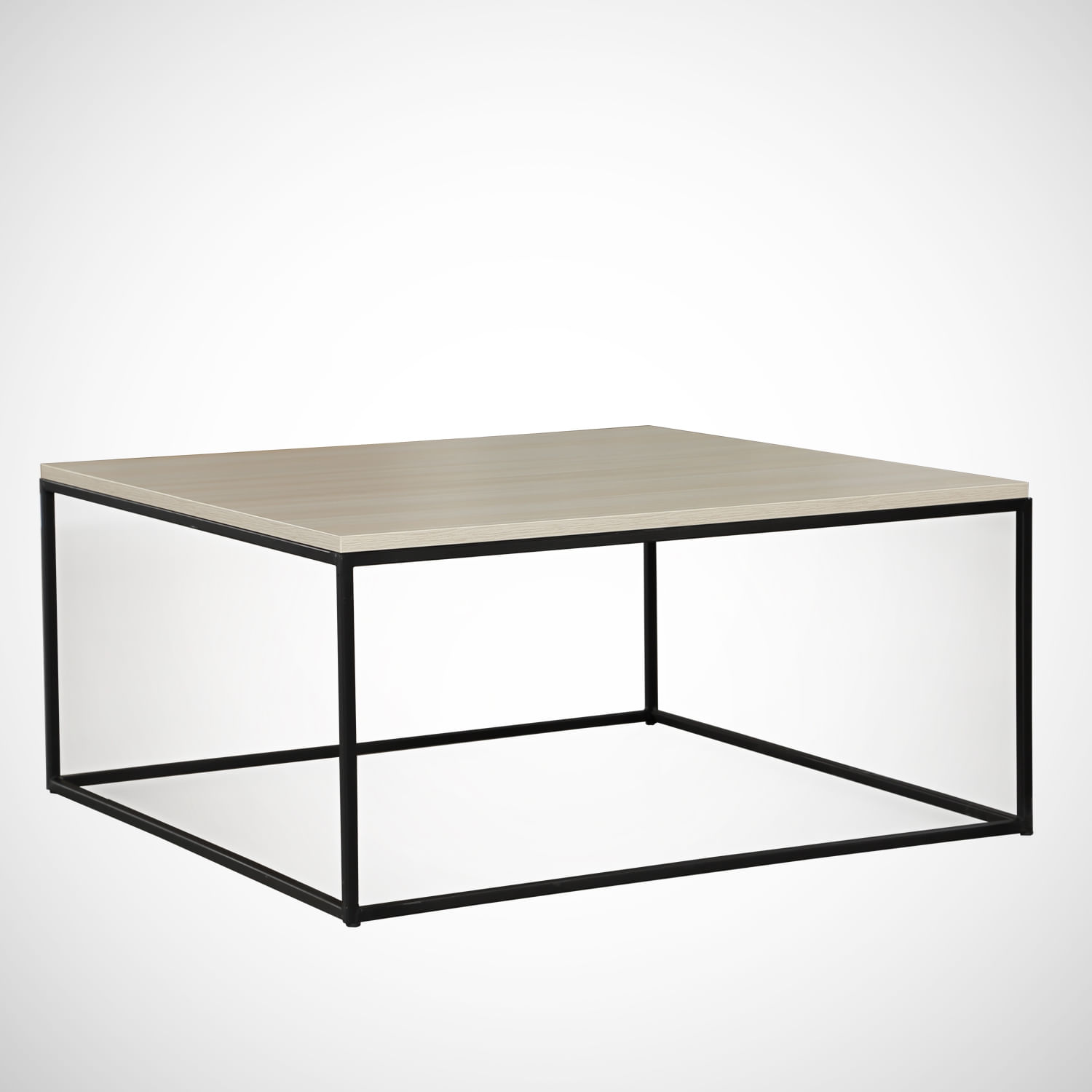 Masuta de cafea, Hanah Home, pal melaminat, stejar, 75x75x43 cm — imaginea 3
