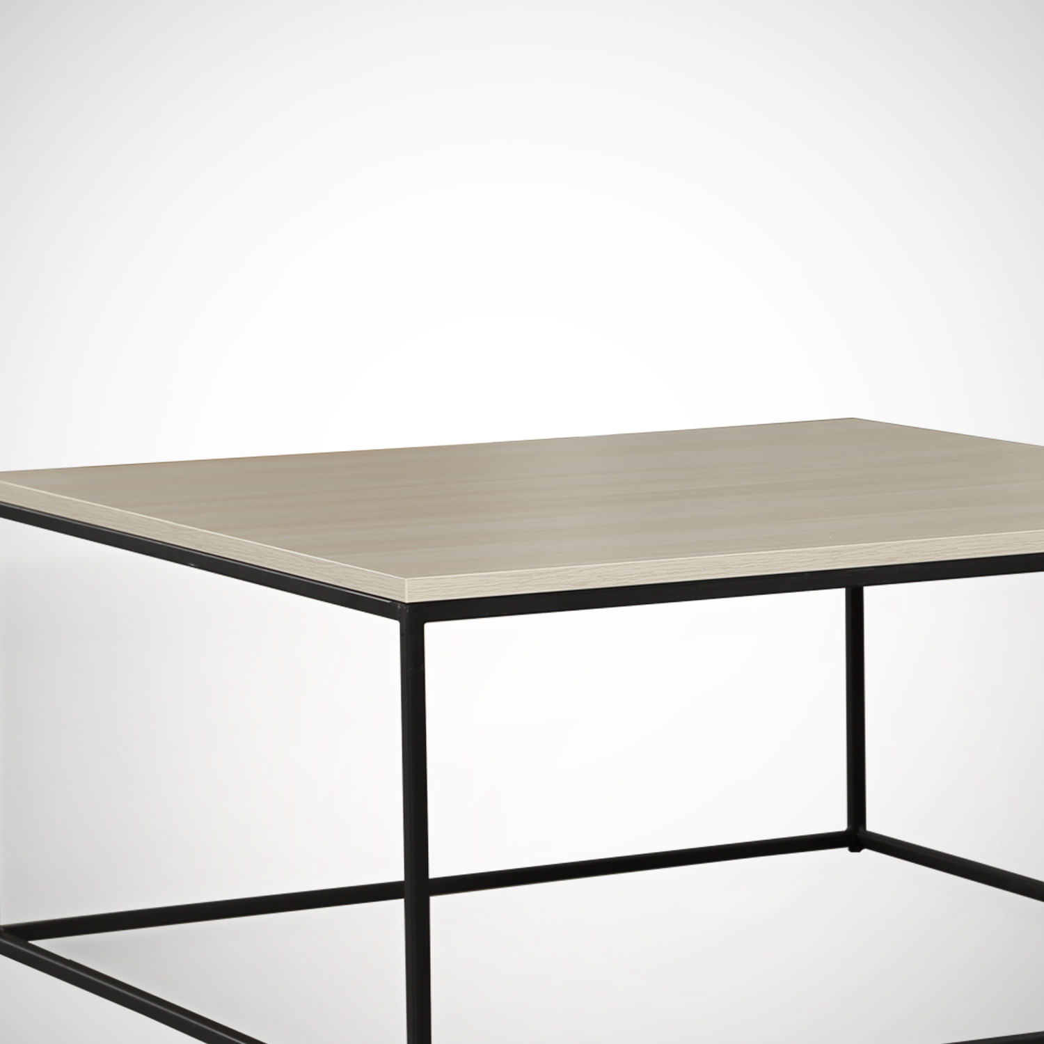 Masuta de cafea, Hanah Home, pal melaminat, stejar, 75x75x43 cm — imaginea 4