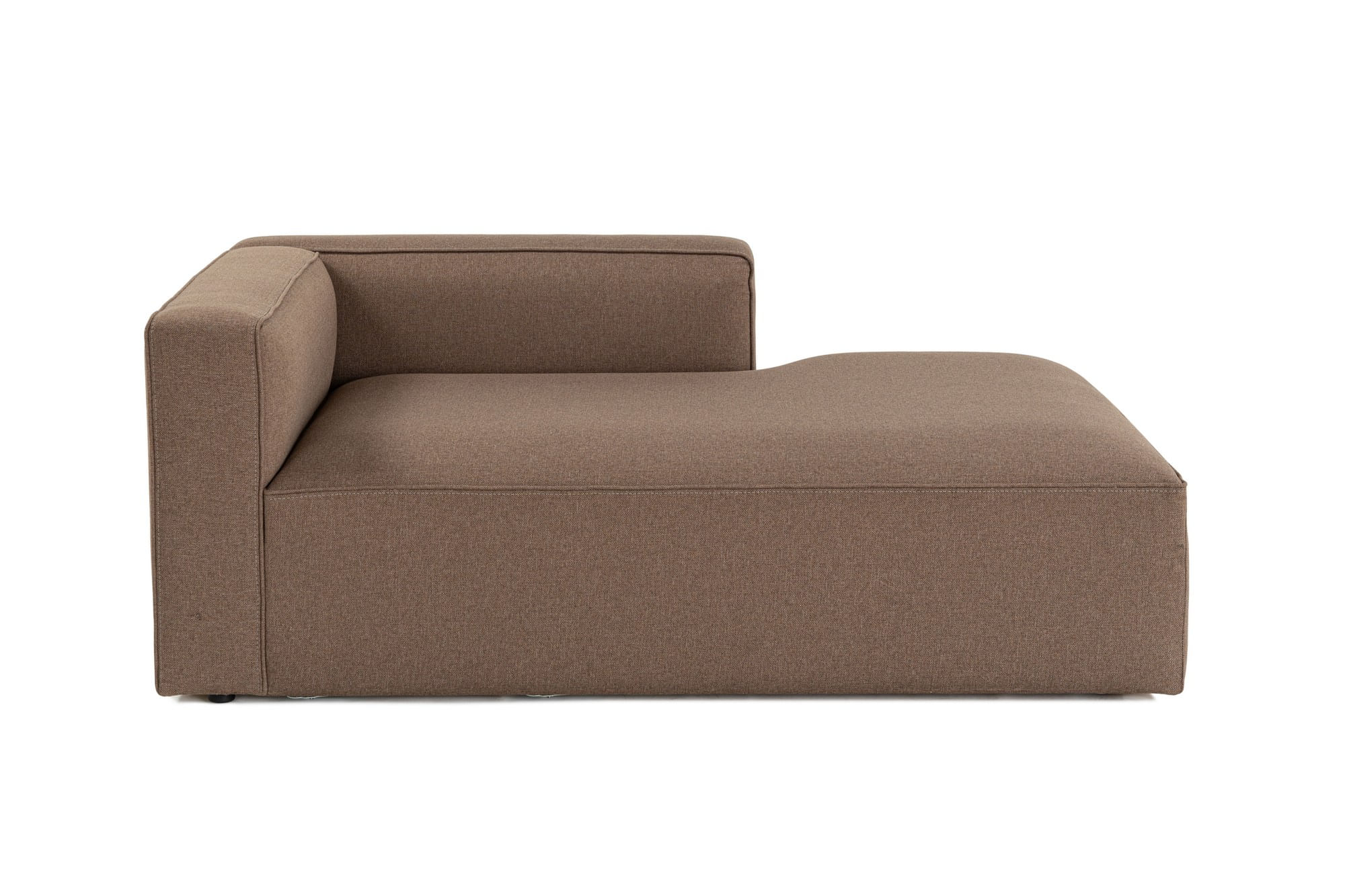 Canapea 1 loc, Atelier Del Sofa, tesatura texturata, maro, 120x69x180 cm — imaginea 3